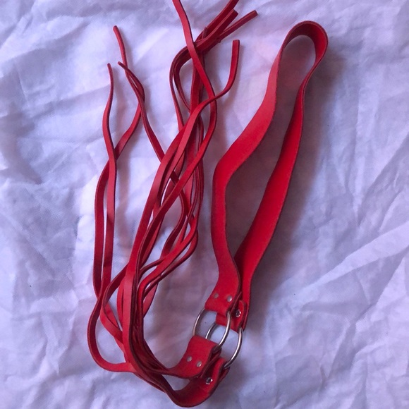 Set of 2 belts black and red - Picture 3 of 4